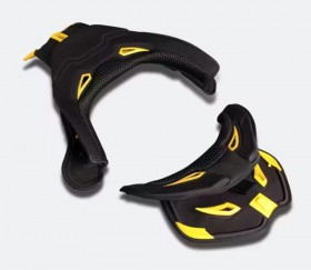 Набор сменных накладок защиты шеи GPX Pro Черно-желтые