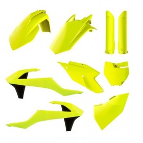  Комплект пластика KX250F 2017-18 Flo yellow