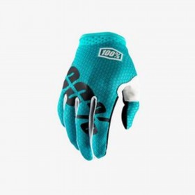 Детские перчатки кросс 100% “iTRACK” Glove Teal Youth 