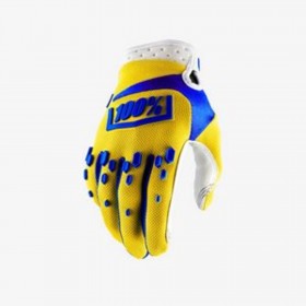 Детские перчатки кросс 100% “Airmatic” Glove Yellow Youth
