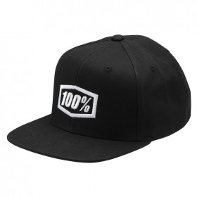 Бейсболка подростковая 100% Corpo Black&White Classic Snapback Youth Hat