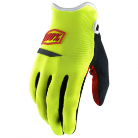 Перчатки женские 100% Ridecamp Women Glove Neon Yellow