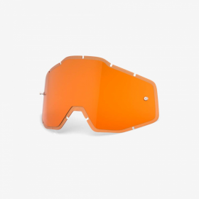 Линза для маски 100% Racecraft/Accuri/Strata поликарбонатовая оранжевая