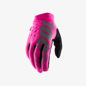 Перчатки женские 100% Brisker Womens Glove Neon Pink/Black