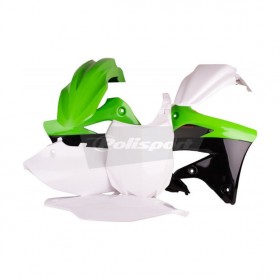 Комплект пластика Polisport под мотоцикл Kawasaki зеленый