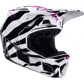 Шлем Fox V3 Zebra Helmet LE