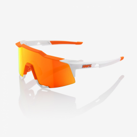 Очки спортивные Speedcraft Soft Tact Day Glo Orange/White /HiPER Red Multilayer Mirror (6100