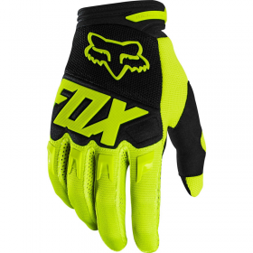 Перчатки подростковые Fox Dirtpaw Race Youth Glove Flow Yellow