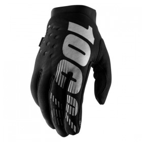 Перчатки 100% Brisker Glove Black/Grey