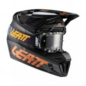 Шлем Leatt 9.5 Carbon V21.1 + очки Velocity 6.5