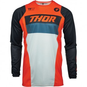 Джерси Thor Pulse Racer Оранжевый-Темно-синий