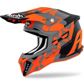 Кроссовый шлем Strycker XXX матово - оранжевый
