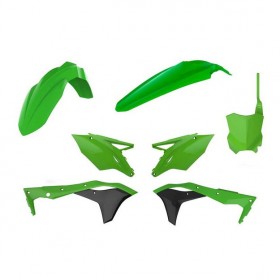 Комплект пластика KX250F 17-20 Зеленый