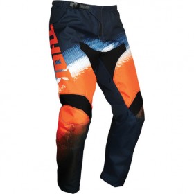 Детские штаны для мотокросса Sector Vapor сине - оранжевые