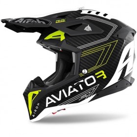 Aviator 3 Pimal кроссовый шлем черной-карбон