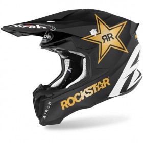 Кроссовый шлем Twist 2.0 Rockstar 22 - Черный матовый