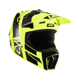 Шлем подростковый Moto 3.5 - Черно-кислотный