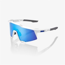Очки спортивные Speedcraft Matte White HIPER Blue Multilayer Mirror Lens