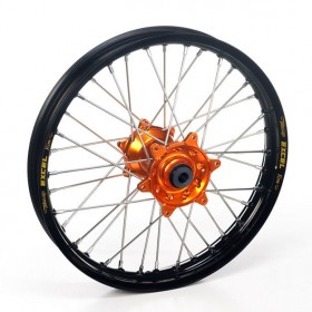 Колесо заднее Rex 18-2,15 KTM All SX-F 23-24 Черный обод/Оранжевая ступица (22mm)