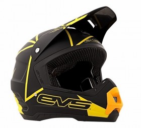 Шлем EVS T5 Neon Blocks желтый