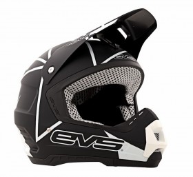 Шлем EVS T5 Neon Blocks черный