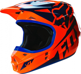 Шлем V1 Race Orange/Blue