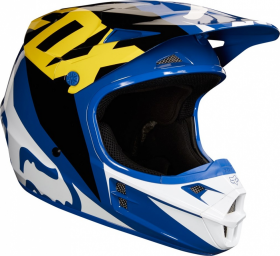 Шлем Fox V1 Race Helmet Blue