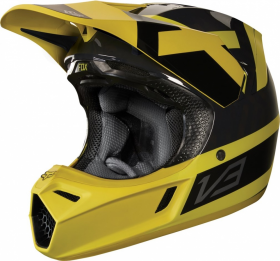 Шлем Fox V3 Preest Helmet Dark Yellow