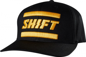 Бейсболка Shift Black Label Flexfit Hat Black