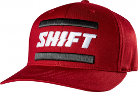 Бейсболка Shift Black Label Flexfit Hat Dark Red