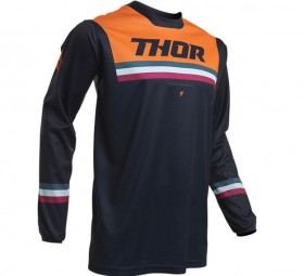 Джерси Thor S20 Pulse Pinner Оранжевый-Темно-синий
