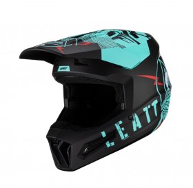 Шлем для мотокросса и эндуро Moto 2.5 Fuel - Черный\Мятный