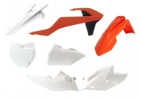 Комплект пластика SXF 125-450 16-18 # SX 125-250 16-18 Оранжевый\белый