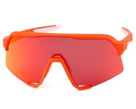 Очки спортивные S3 Soft Tact Neon Orange HIPER Red Multilayer Mirror Lens